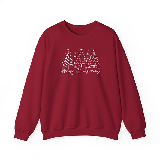 Christmas Tree Outlines Sweatshirt