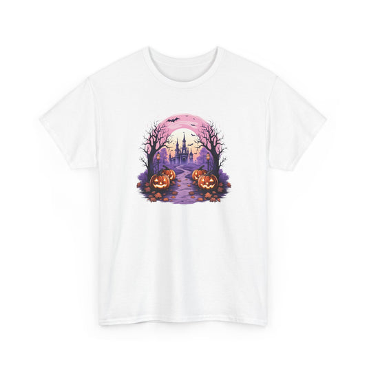 Halloween Pumpkin Castle View Tee