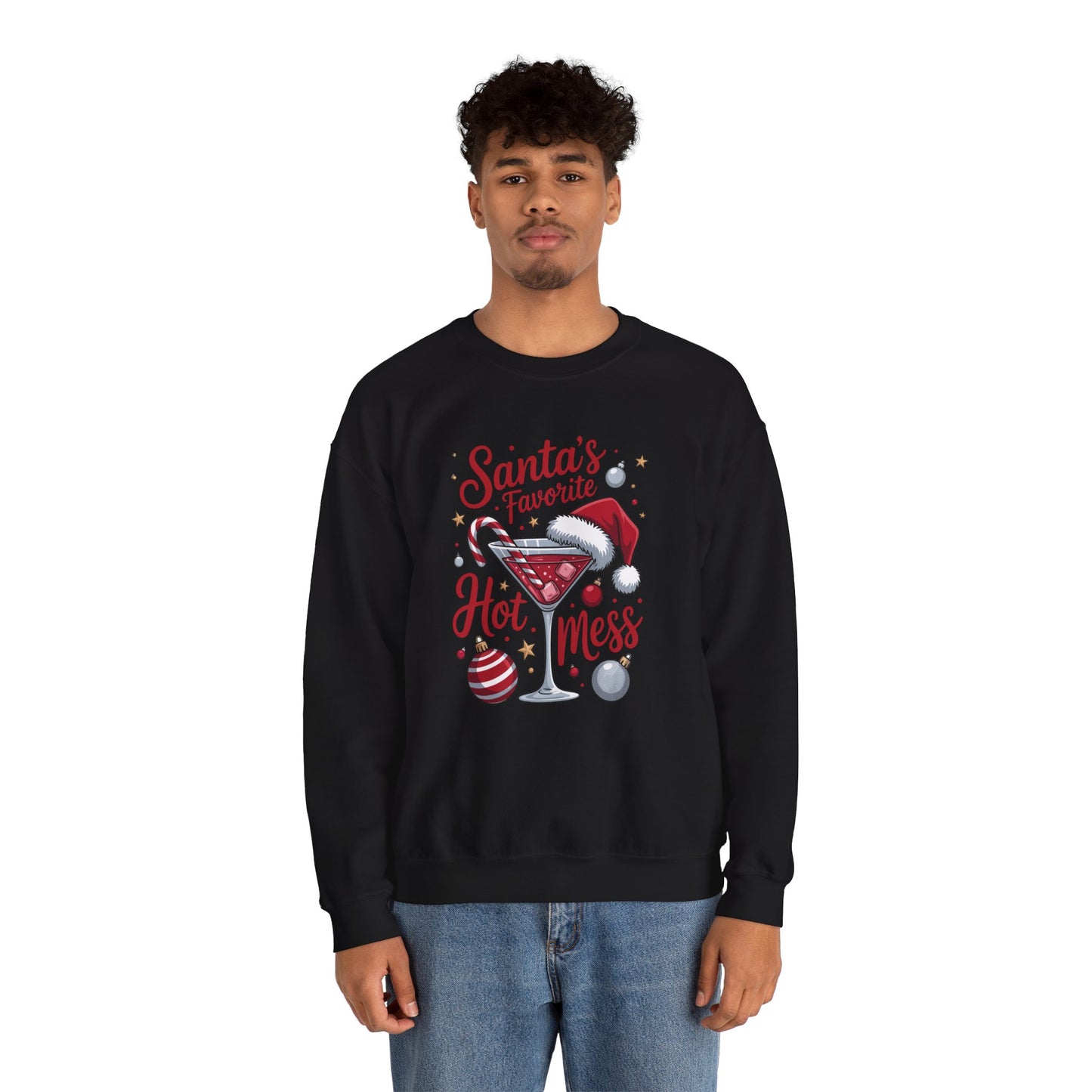 Santa's Hot Mess Martini Sweatshirt