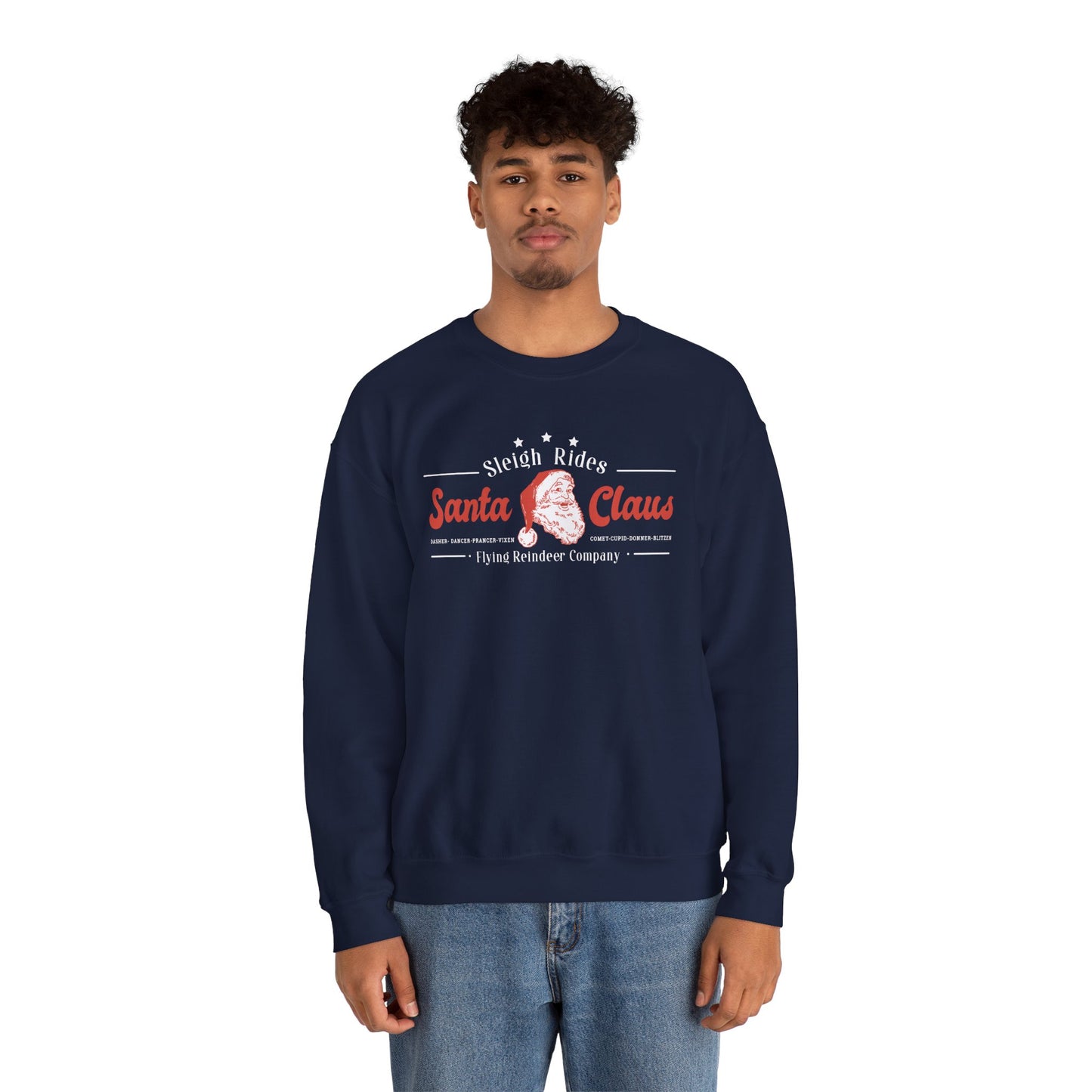 Santa Claus Sleigh Rides Sweatshirt