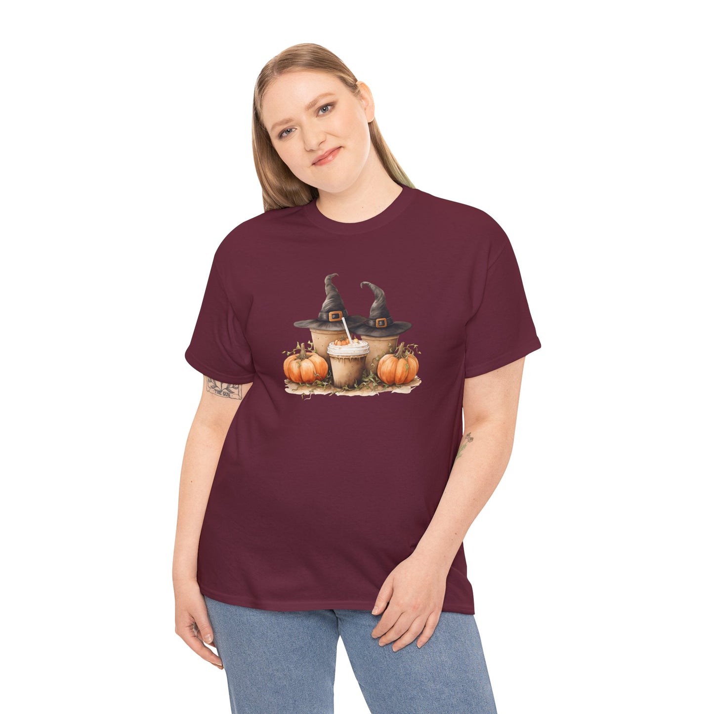 Halloween Coffee, Pumpkins & Witch Hats