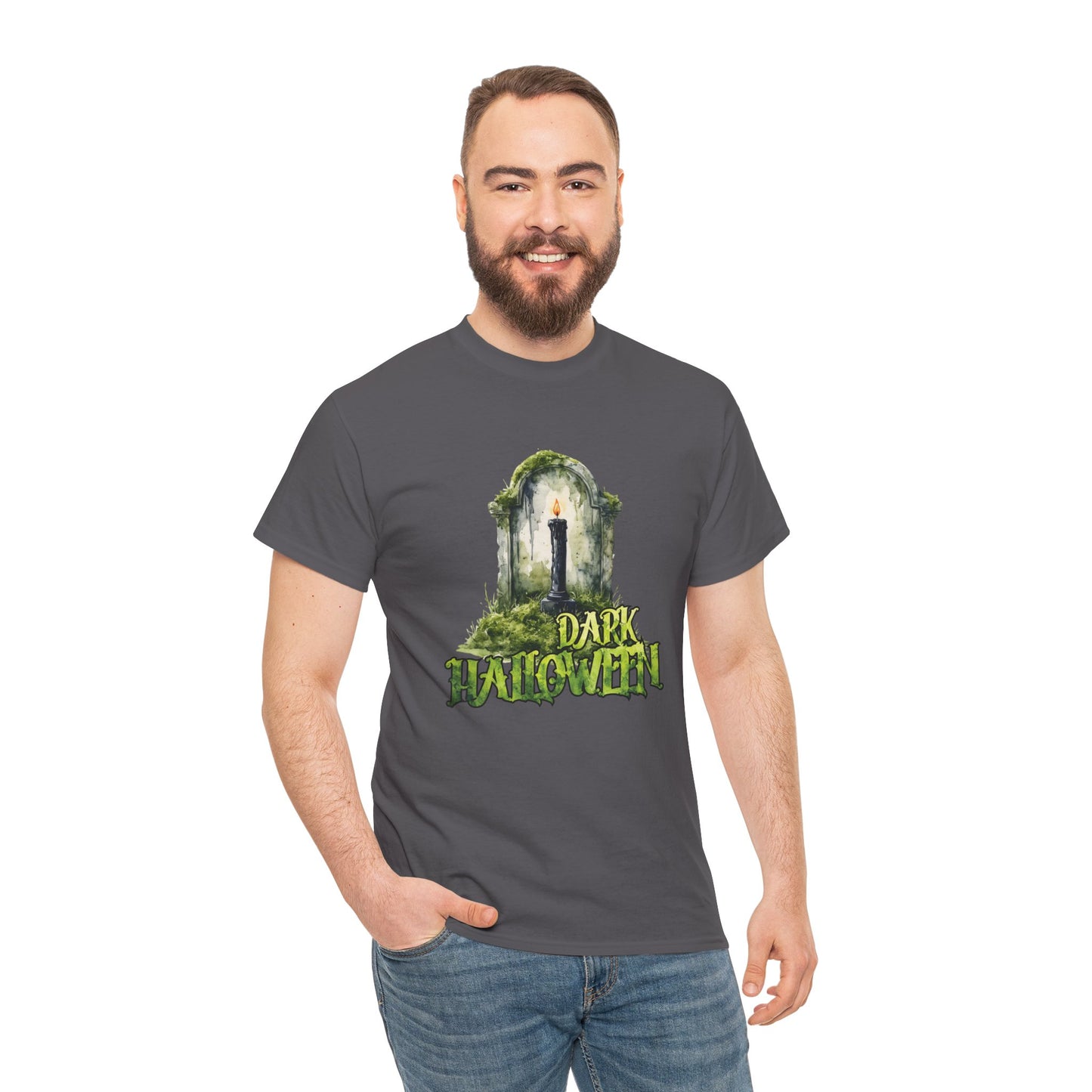 Halloween Candle & Grave Tee