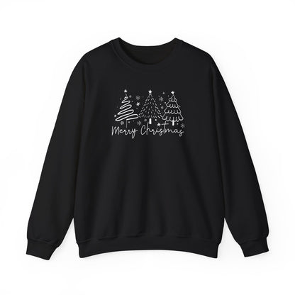 Christmas Tree Outlines Sweatshirt