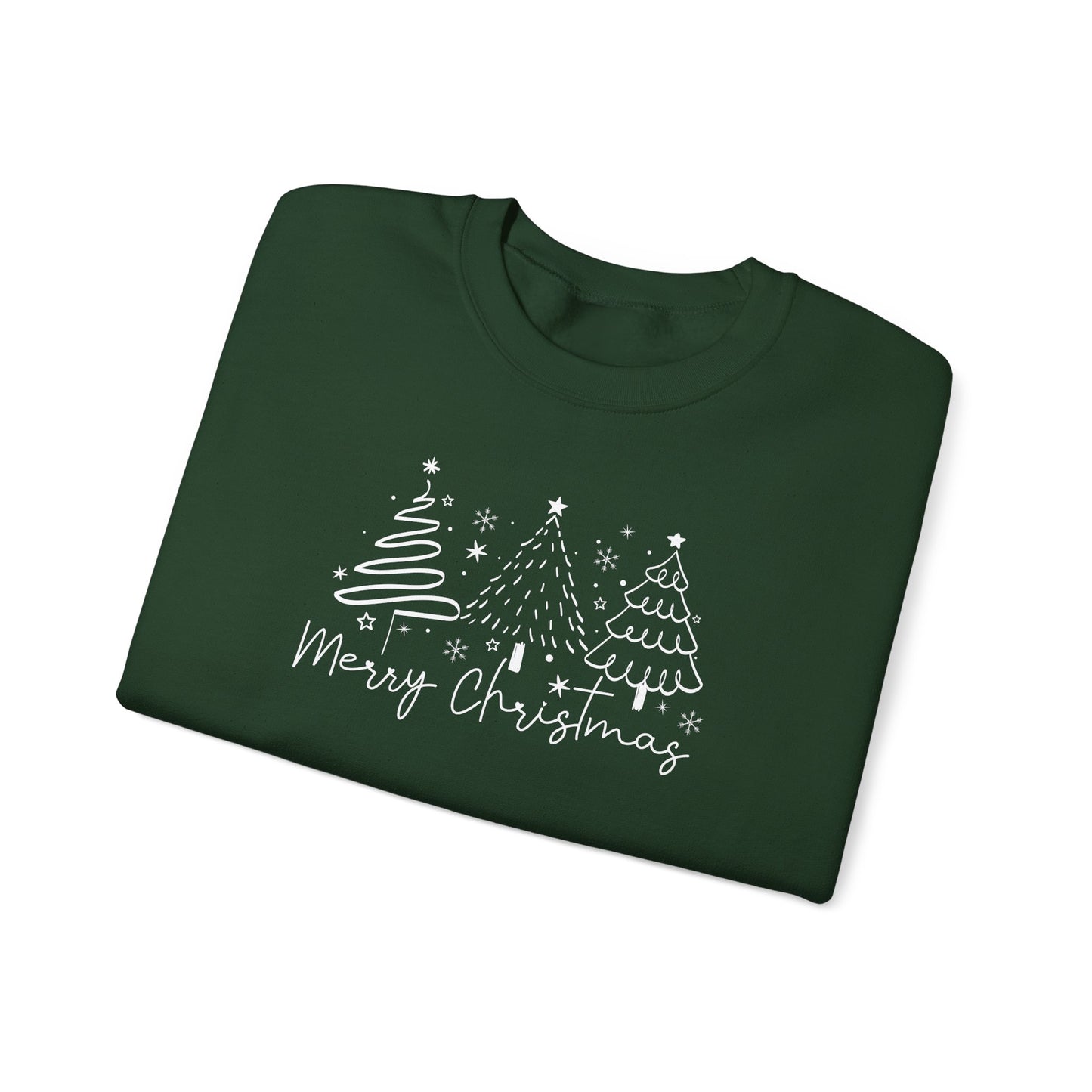Christmas Tree Outlines Sweatshirt