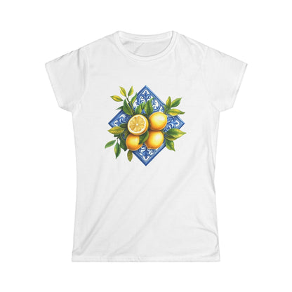 Diamond Mediterranean Pattern with Lemon