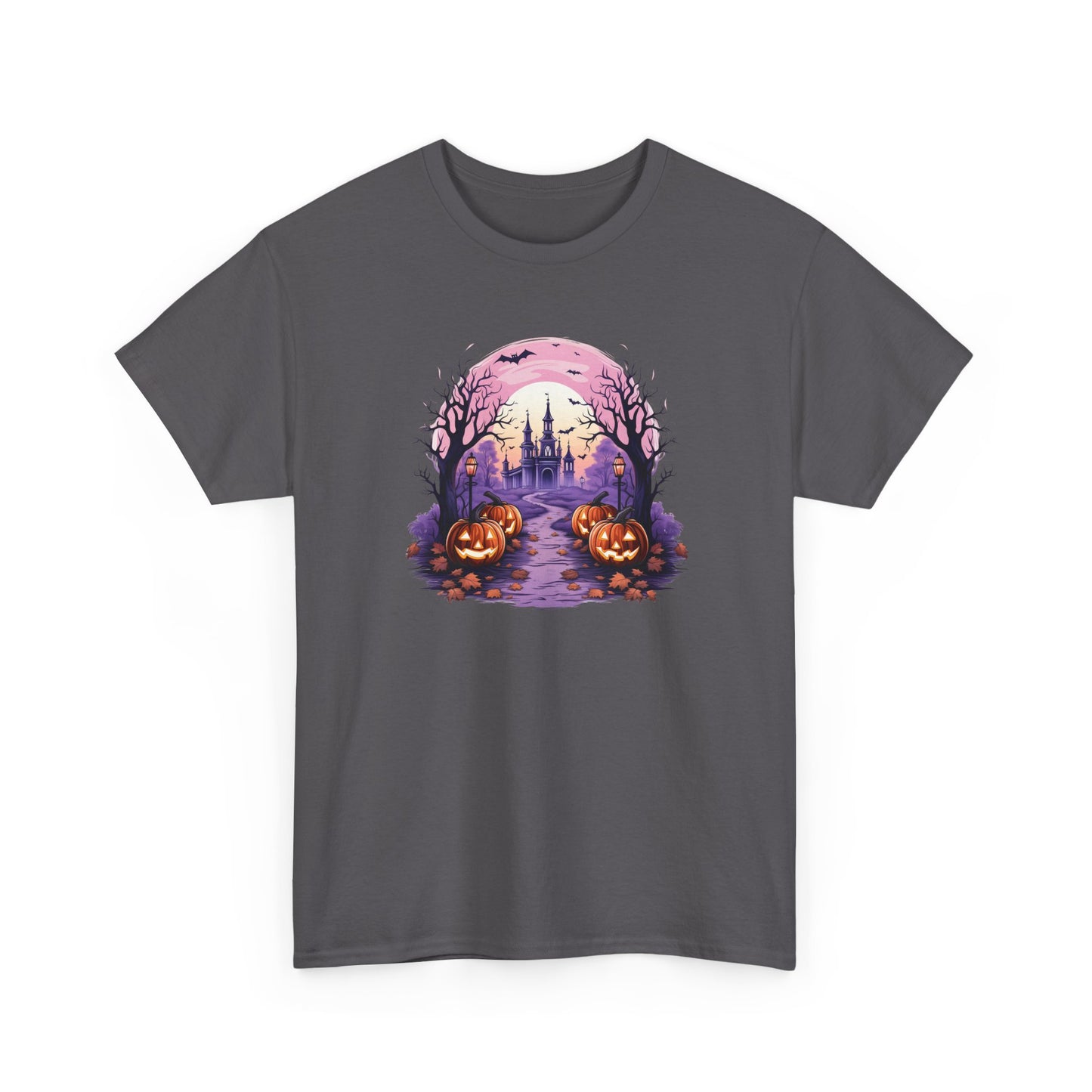 Halloween Pumpkin Castle View Tee