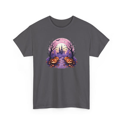 Halloween Pumpkin Castle View Tee