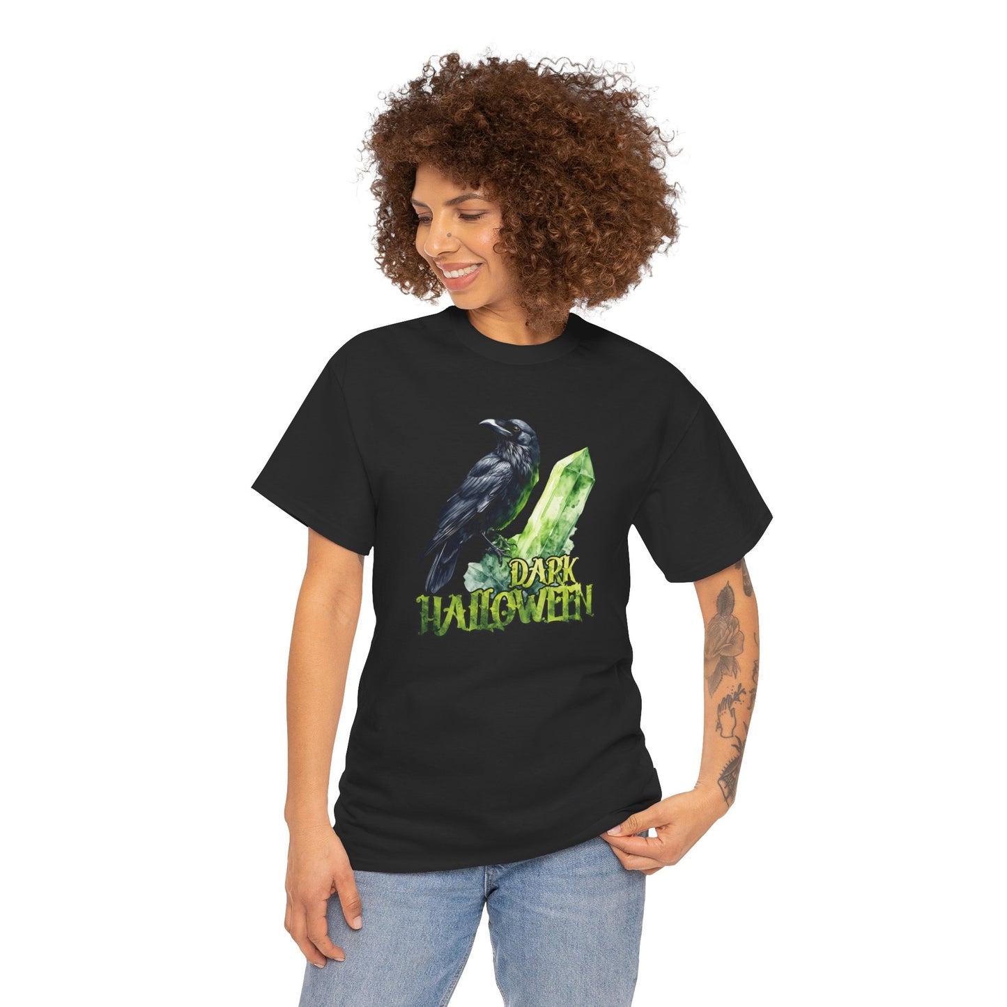 Halloween Crow & Crystall Tee