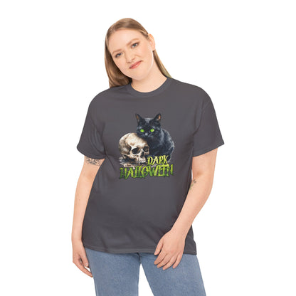 Halloween Cat & Skull T-Shirt