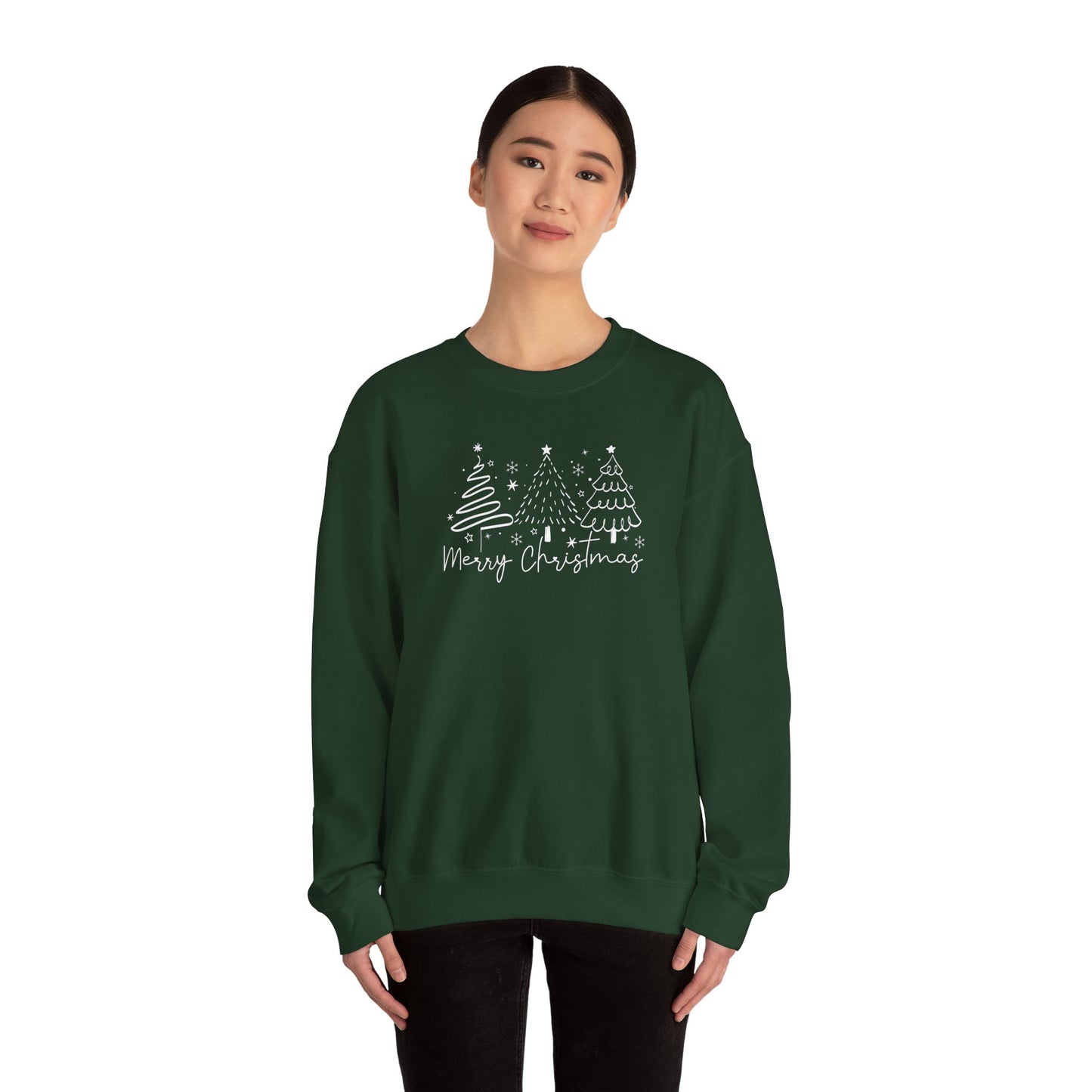 Christmas Tree Outlines Sweatshirt