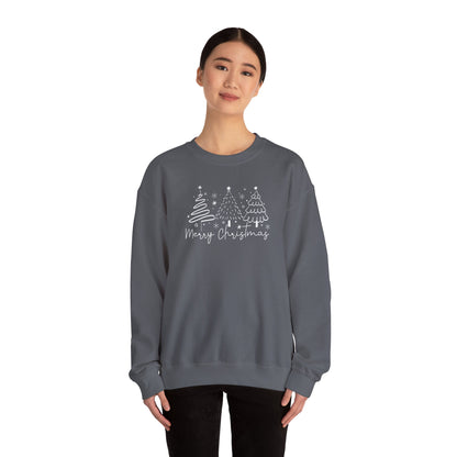 Christmas Tree Outlines Sweatshirt