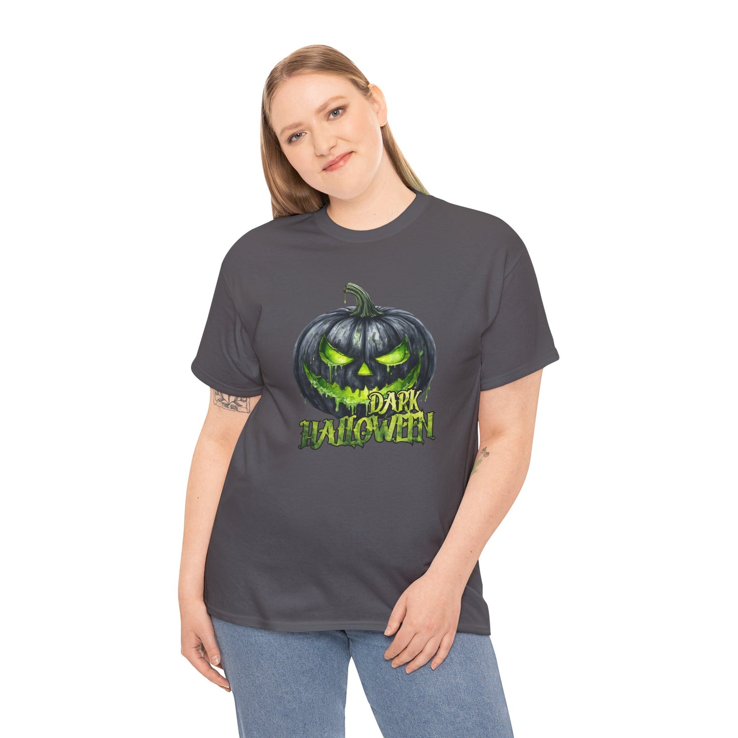 Halloween Black Pumpkin Tee