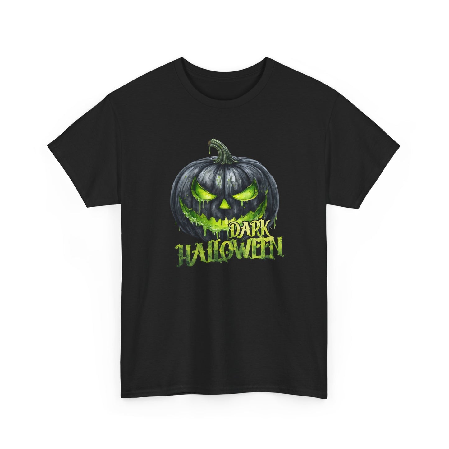 Halloween Black Pumpkin Tee