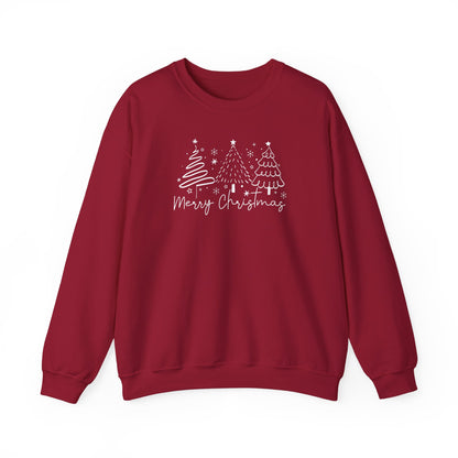Christmas Tree Outlines Sweatshirt