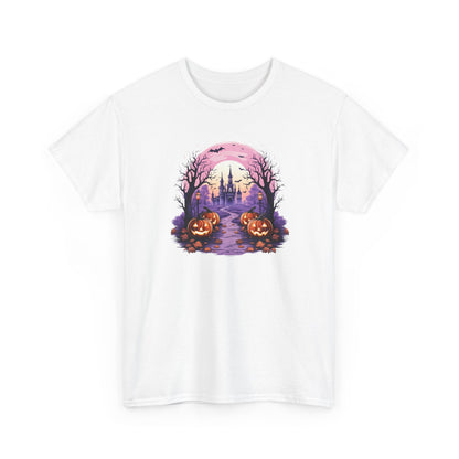 Halloween Pumpkin Castle View Tee