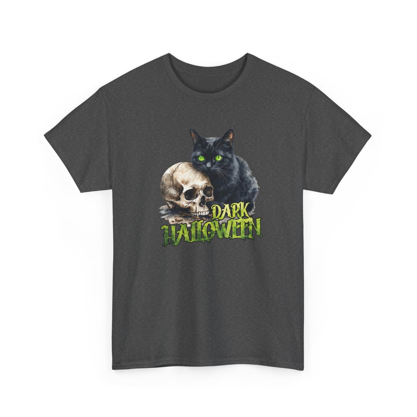 Halloween Cat & Skull T-Shirt