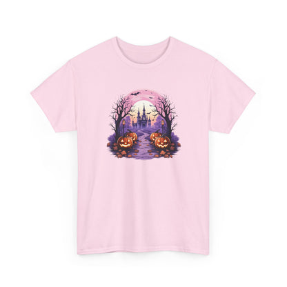 Halloween Pumpkin Castle View Tee