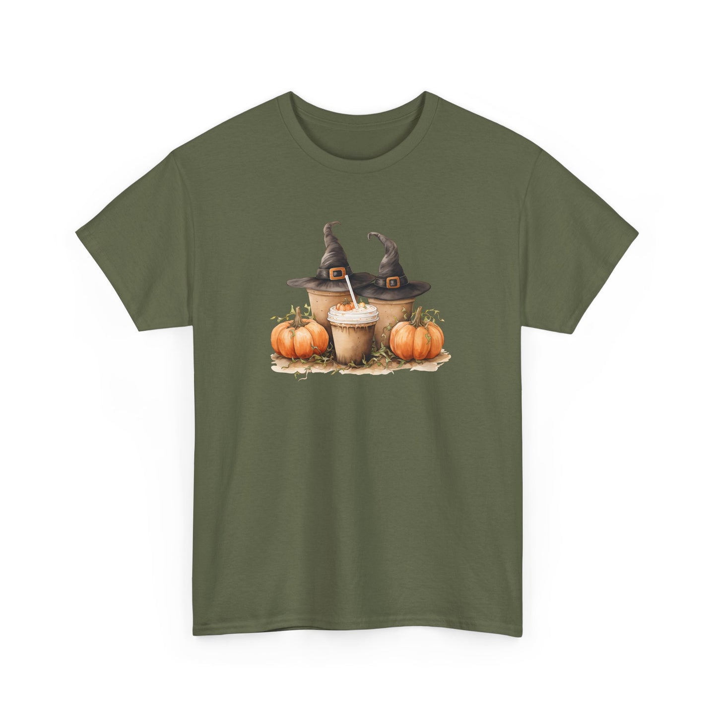 Halloween Coffee, Pumpkins & Witch Hats