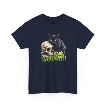 Halloween Cat & Skull T-Shirt