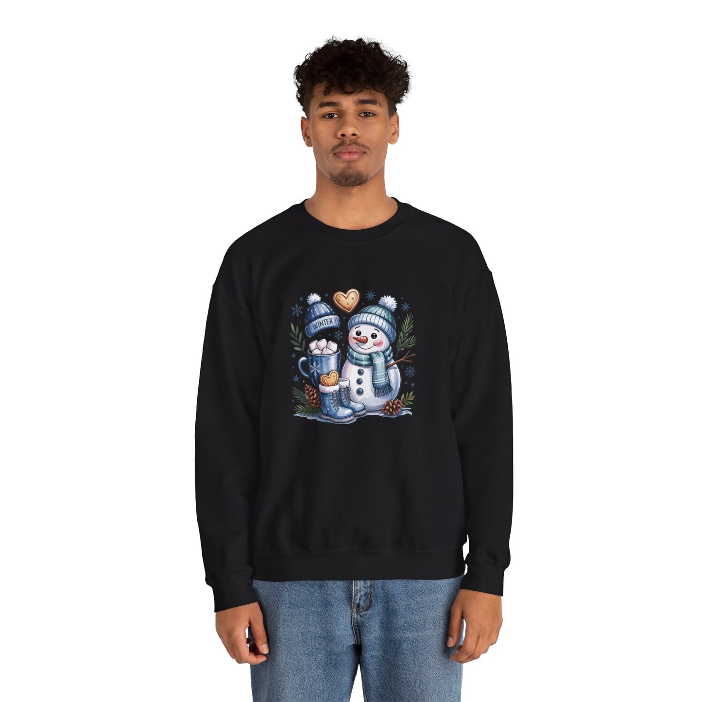 Christmas Snowman Crewneck Sweatshirt