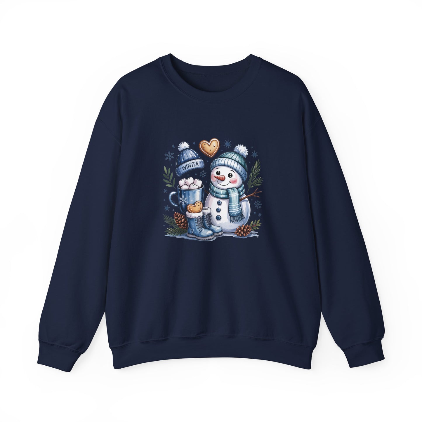 Christmas Snowman Crewneck Sweatshirt