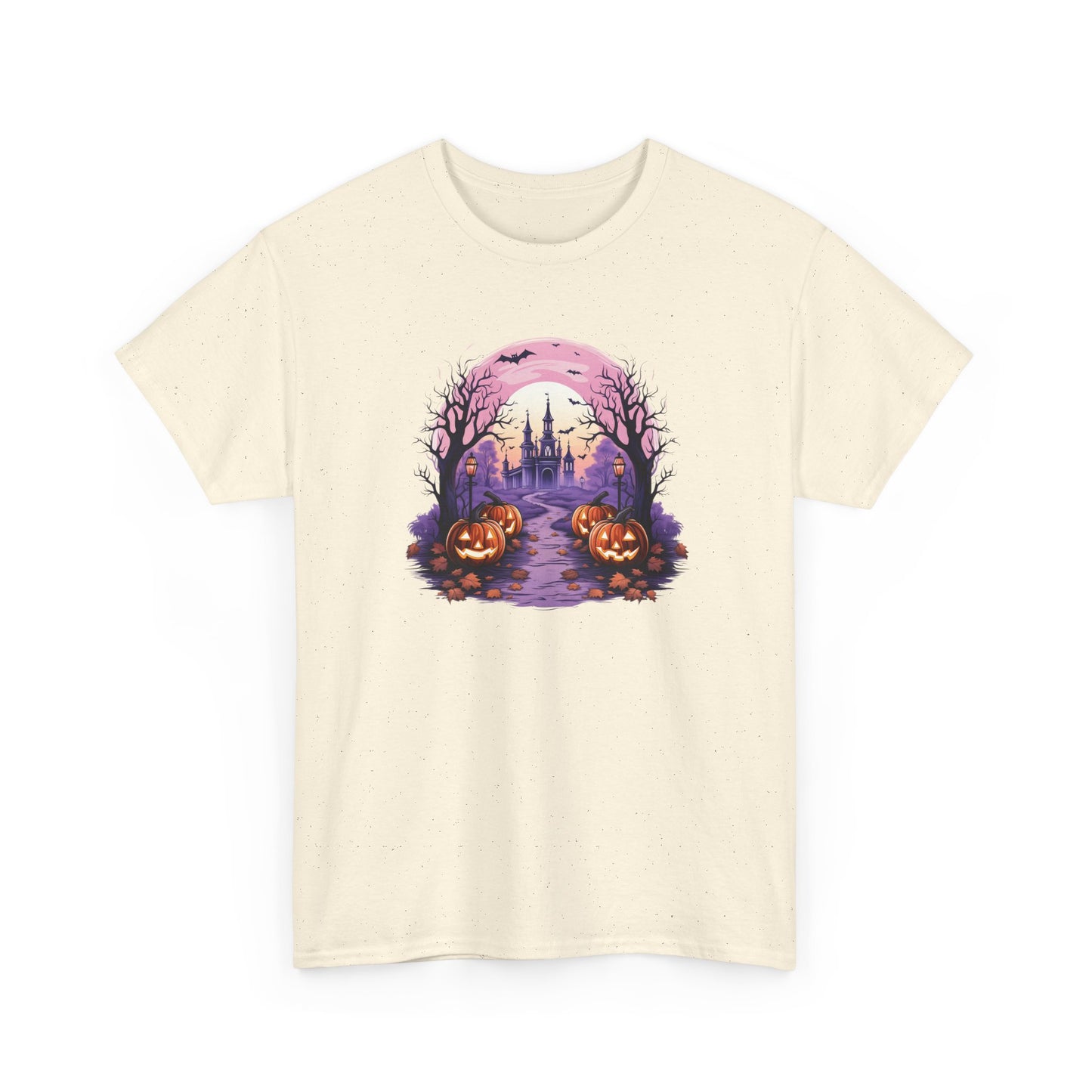 Halloween Pumpkin Castle View Tee