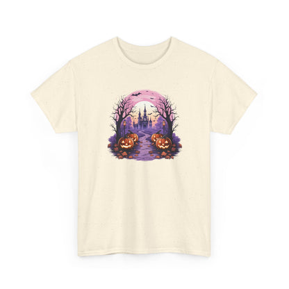 Halloween Pumpkin Castle View Tee