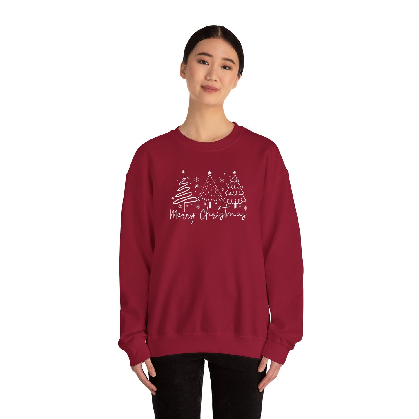 Christmas Tree Outlines Sweatshirt