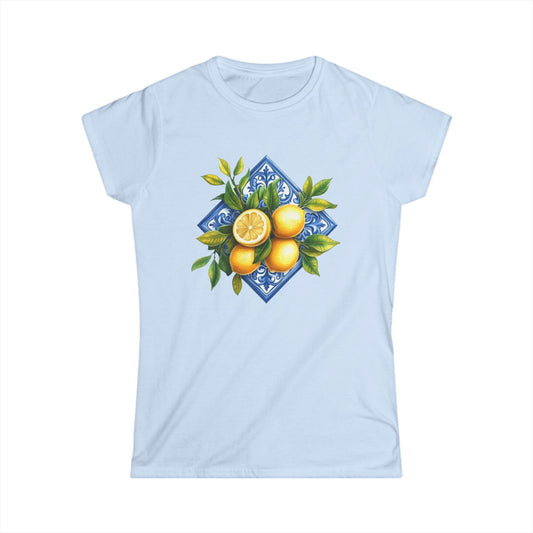 Diamond Mediterranean Pattern with Lemon