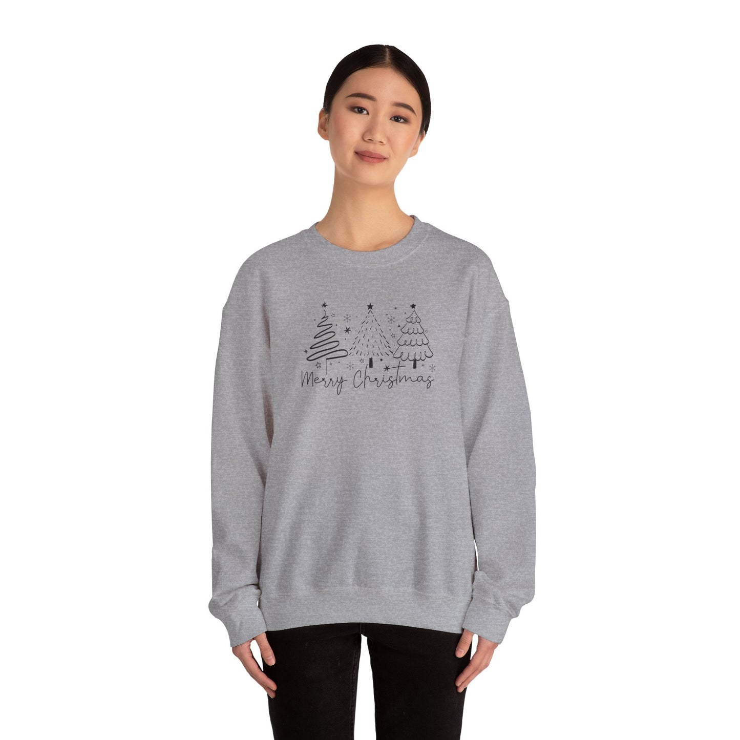 Christmas Tree Outlines Sweatshirt